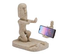 Funny Phone Stand for Desk,Easter Island Phone Holder for Desk - Funny Tabletop Decoration, Smartphone Holder for Watching Videos, Making Video Calls