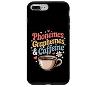 Funny Phonemes Graphemes Caffeine Linguistics Humor Saying Case for iPhone 7 Plus/8 Plus