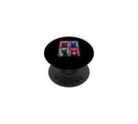 funny photo booth meme bombay cat PopSockets Adhesive PopGrip