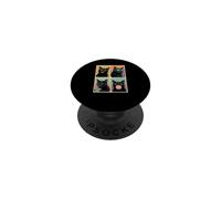 funny photo booth meme bombay cat PopSockets Adhesive PopGrip