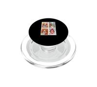 funny photo booth meme Brittany dog PopSockets PopGrip for MagSafe