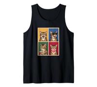 Funny Photo Booth Meme Munchkin cat Tank Top