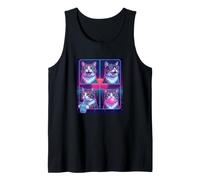 Funny Photo Booth Meme Munchkin cat Tank Top