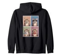 funny photo booth meme munchkin cat Zip Hoodie