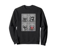 funny photo booth meme Newfoundland dog Sweatshirt