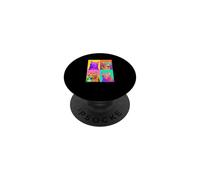 funny photo booth meme orange tabby Cat PopSockets Adhesive PopGrip