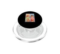 funny photo booth meme orange tabby Cat PopSockets PopGrip for MagSafe
