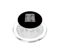 funny photo booth meme orange tabby Cat PopSockets PopGrip for MagSafe