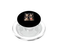 funny photo booth meme pixie-bob cat PopSockets PopGrip for MagSafe