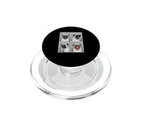 funny photo booth meme Pug dog PopSockets PopGrip for MagSafe