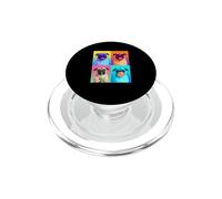 funny photo booth meme Pug dog PopSockets PopGrip for MagSafe