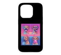 funny photo booth meme Rhodesian Ridgeback dog Case for iPhone 15 Pro