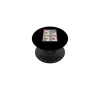funny photo booth meme turkish angora cat PopSockets Adhesive PopGrip