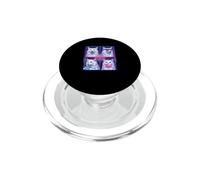 funny photo booth meme turkish angora cat PopSockets PopGrip for MagSafe