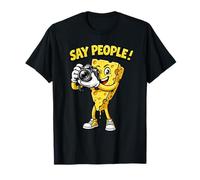 Funny Photographer Camera Say People Cheese Photography T-Shirt
