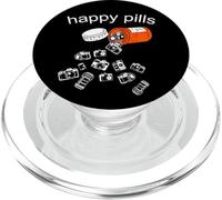 Funny Photographer Happy Pills Camera Photography Humor Men PopSockets PopGrip for MagSafe