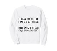 Funny Photographer Quote Composing Scenes Sweatshirt