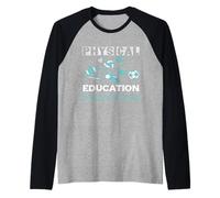 Funny Physical Education Best Part of The Day PE Teacher Raglan Baseball Tee