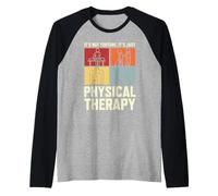 Funny Physical Therapist PT It's Not Torture It's Therapy Raglan Baseball Tee
