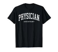 Funny Physician Assistant PA Student PA Doctor Graduation Value Graphic T-Shirt, Men, Black, S