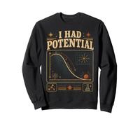 Funny Physics Teacher Retro Science I Had Potential Pun Sweatshirt