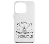 Funny Physics Time Dilation Relativity Nerd Humor Design Case for iPhone 13 Pro