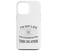 Funny Physics Time Dilation Relativity Nerd Humor Design Case for iPhone 13 Pro Max