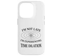 Funny Physics Time Dilation Relativity Nerd Humor Design Case for iPhone 14 Pro