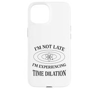 Funny Physics Time Dilation Relativity Nerd Humor Design Case for iPhone 15
