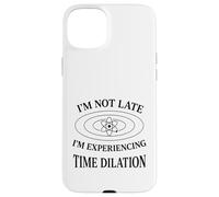 Funny Physics Time Dilation Relativity Nerd Humor Design Case for iPhone 15 Plus