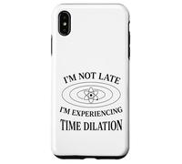 Funny Physics Time Dilation Relativity Nerd Humor Design Case for iPhone XS Max