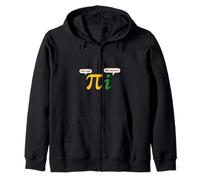 Funny Pi Day Get Real Be Rational Math Joke Zip Hoodie