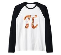 Funny Pi Day Pizza Math Design for Teachers Students Nerds Raglan Baseball Tee