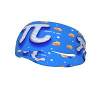 Funny Pi Day Spiral Pi Math 3.14 Headbands Sports Sweatband Athletic Exercise Bands Turban Hair Head For Men Women Yoga Fitness