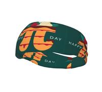 Funny Pi Day Spiral Pi Math 3.14 Headbands Sports Sweatband Athletic Exercise Bands Turban Hair Head For Men Women Yoga Fitness