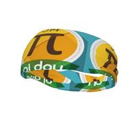 Funny Pi Day Spiral Pi Math 3.14 Headbands Sports Sweatband Athletic Exercise Bands Turban Hair Head For Men Women Yoga Fitness