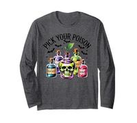 Funny Pick Your Poison Apple Halloween Gothic Princess Humor Long Sleeve T-Shirt