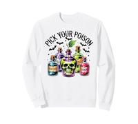 funny pick your poison apple halloween gothic princess humor Sweatshirt