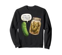 Funny Pickle Cartoon Sweatshirt
