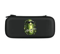 Funny Pickle Just Dill with It Carrying Case Compatible with Switch Hard Travel Storage Bag with 15 Game Card Slots