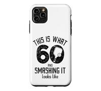 Funny Pickleball 60th Birthday 60 Years Old Love Pickleball Case for iPhone 11 Pro Max