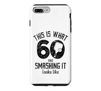 Funny Pickleball 60th Birthday 60 Years Old Love Pickleball Case for iPhone 7 Plus/8 Plus
