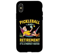 Funny Pickleball And Retirement It's A Perfect for Sport Case for iPhone X/XS