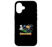 Funny Pickleball Chess Pawn Smash King Checkmate Case for iPhone 16