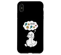 Funny Pickleball Duck Lover Animal Cartoon Women Player Cute Case for iPhone XS Max