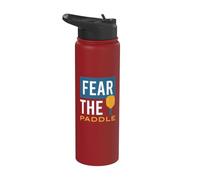Funny Pickleball Fear the Paddle Stainless Steel Insulated Water Bottle
