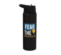 Funny Pickleball Fear the Paddle Stainless Steel Insulated Water Bottle