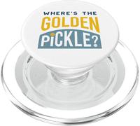 Funny Pickleball Goals Where's the golden pickle? PopSockets PopGrip for MagSafe