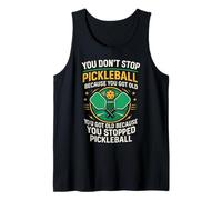 Funny Pickleball Grandma Grandpa Paddle You Don't Stop Tank Top