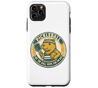 Funny Pickleball Hit the Ball Hope For the Best Capybara Case for iPhone 11 Pro Max